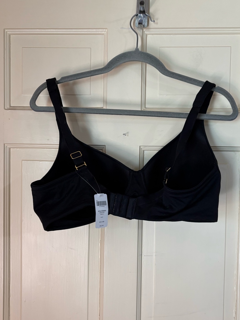 Soma 38D Embraceable Full Coverage Wireless Bra Black New - Picture 9 of 9